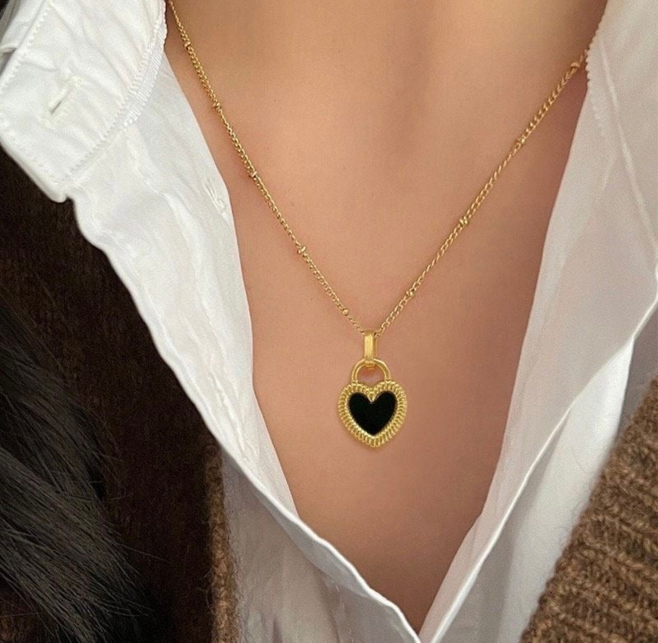 Heart charm Necklace