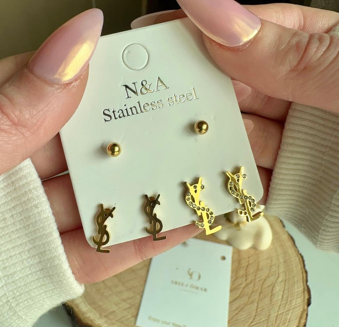 YSL set earrings