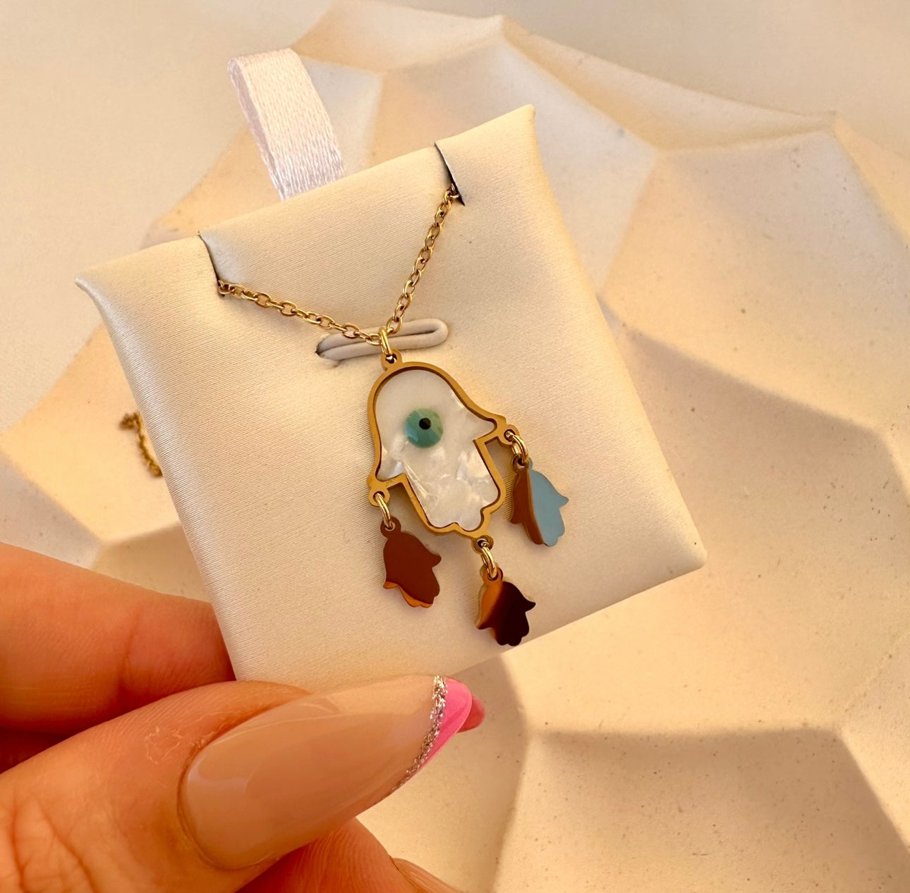 Hamsa necklace