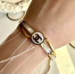 White chanel bangle