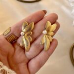Vintage golden earrings