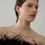 Vintage golden earrings