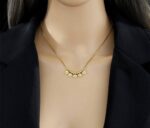 Flower ball necklace