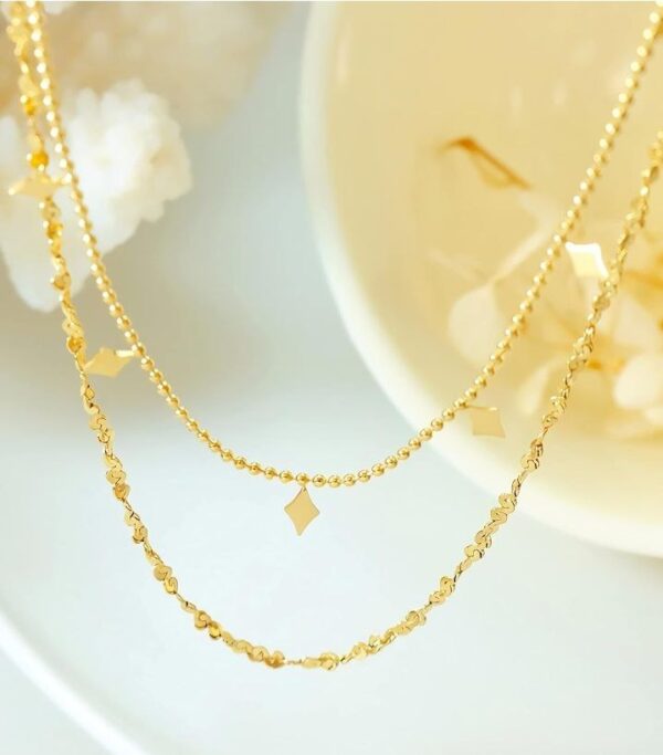 Double Golden necklace