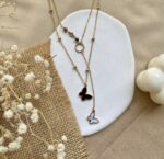 Double butterfly necklace