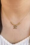 Chanel ball necklace