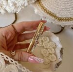 Rhinestone cuff bangle