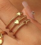 Heart cuff Ring