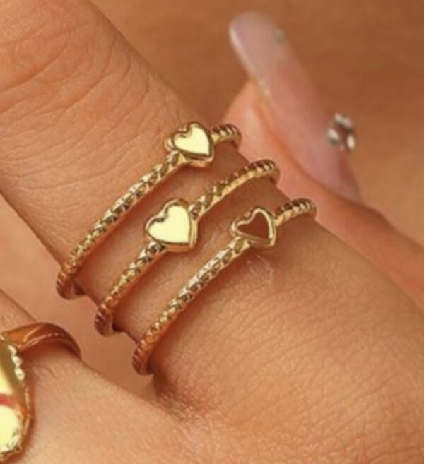 Heart cuff Ring