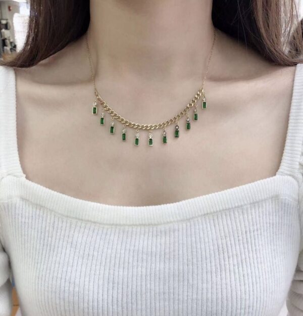 Emerald necklace