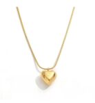 Golden heart necklace