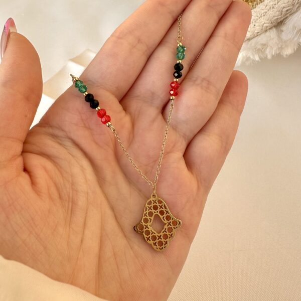 Hamsa necklace