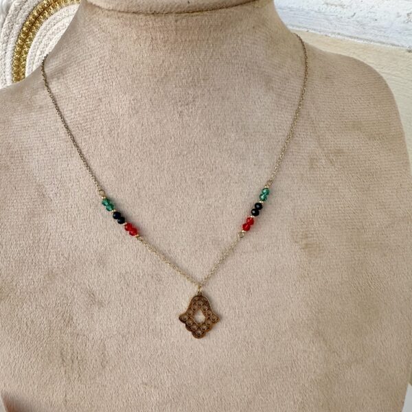 Hamsa necklace