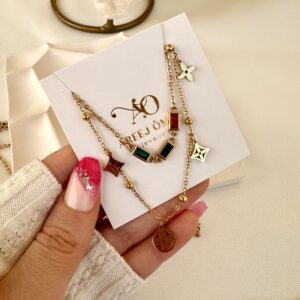 Layer van cleef necklace