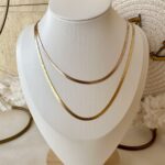 Gold & Rose gold snake necklace