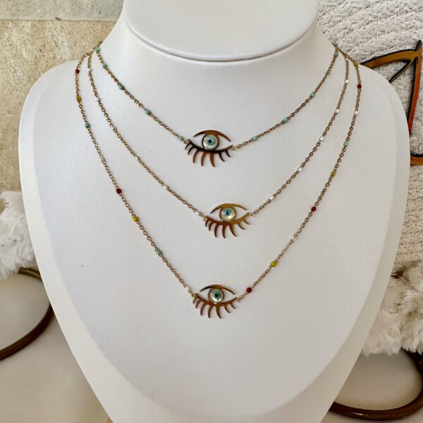 Evil eye necklace