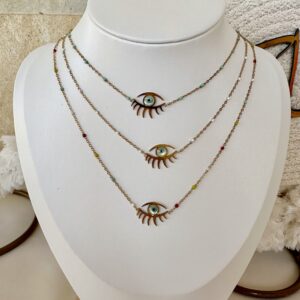 Evil eye necklace