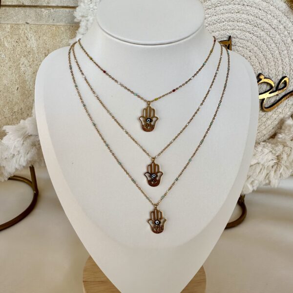 Hamsa necklace