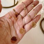 Circle chocker necklace