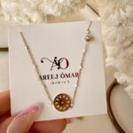 Circle chocker necklace