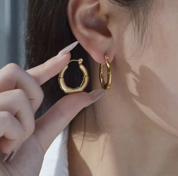 Hoop earrings