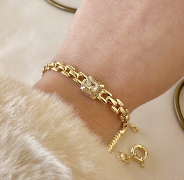 Rolex zircon bracelet