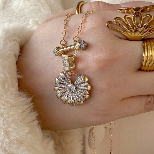 Round Diamond necklace