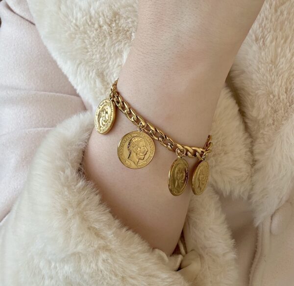 Coins bracelet