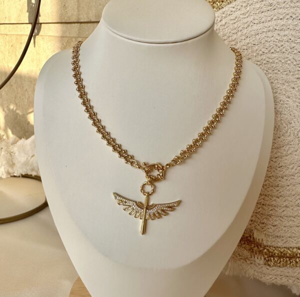 Shiny Italian necklace