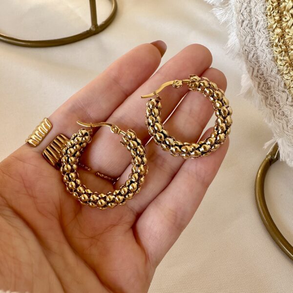 Hoop Round earrings