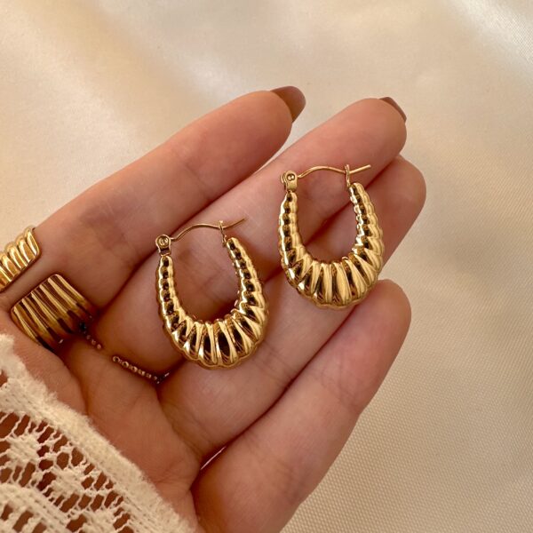Hoop earrings