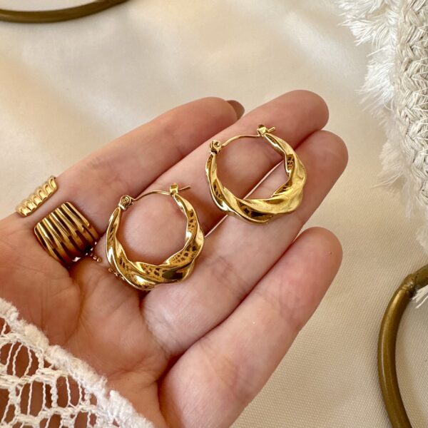 Hoop earrings
