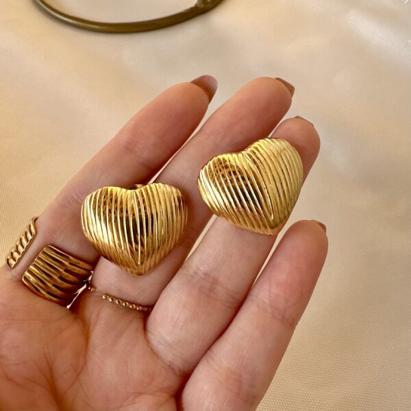 Heart earrings