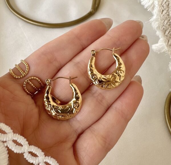 Hoop earrings