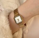 ieke white square watch