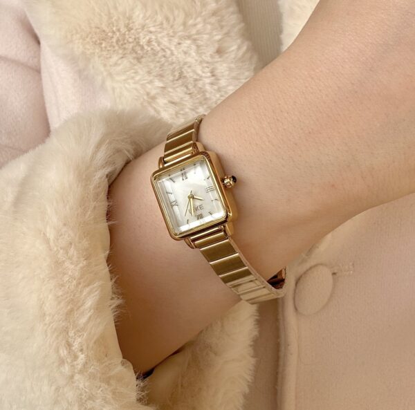 ieke white classic square watch