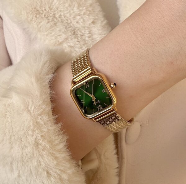 ieke Green Square Watch