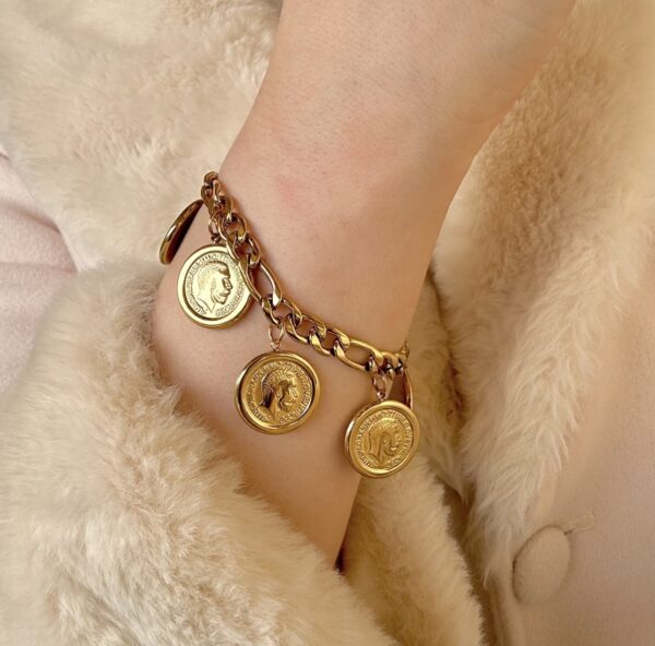Coins bracelet