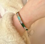 Green zircon bracelet