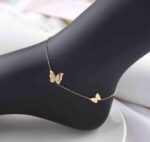 Butterfly anklet