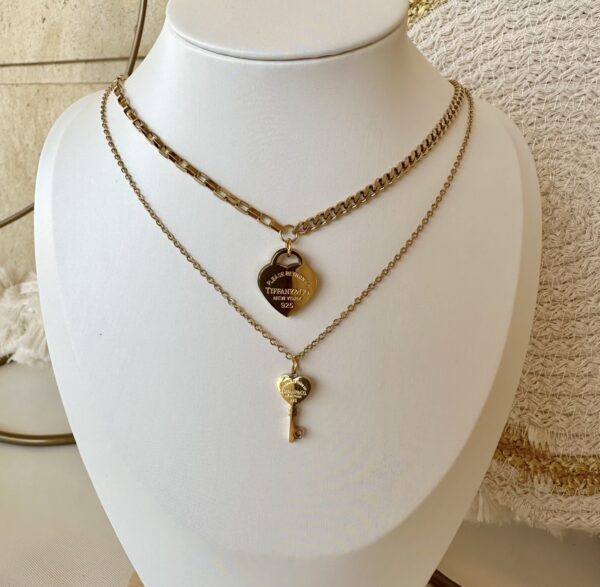 Lock & key necklace