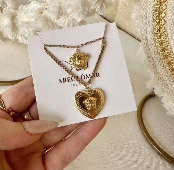 Layer Versace necklace