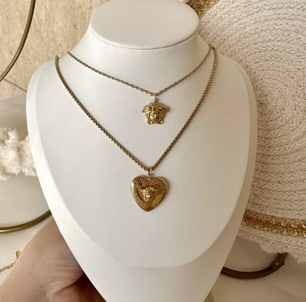 Layer Versace necklace