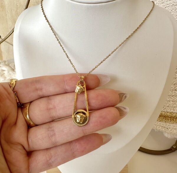 Golden Versace necklace