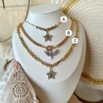 Star zircon necklace