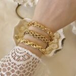 Trible golden bracelet