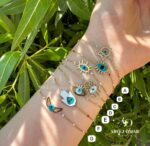 Blue evil eye bracelet