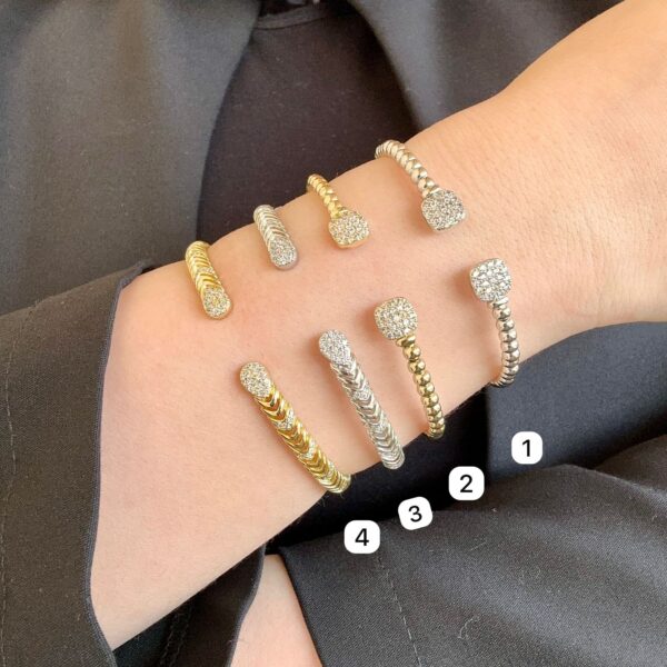 Zircon bangle