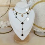 Black van cleef necklace