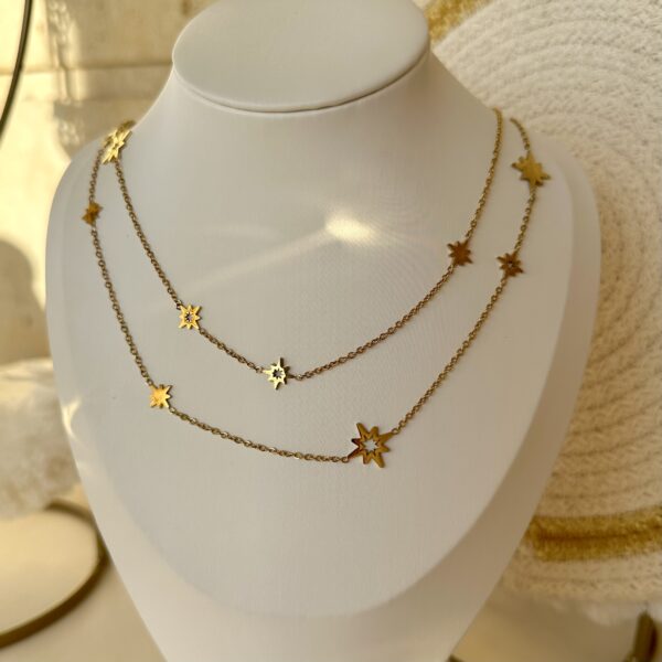 Star long necklace